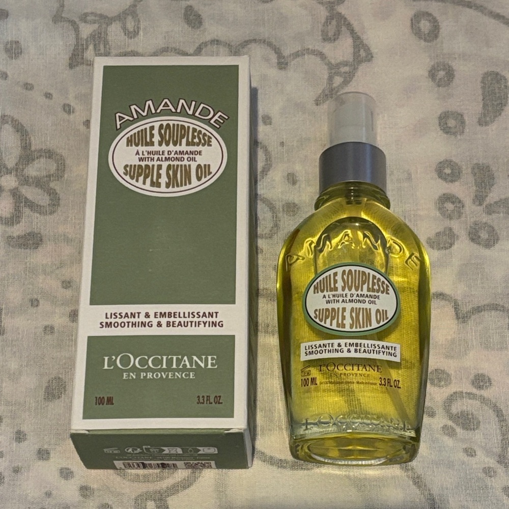 NEW L'occitane Amande Almond Supple Skin Oil 100 ml 3.3 oz